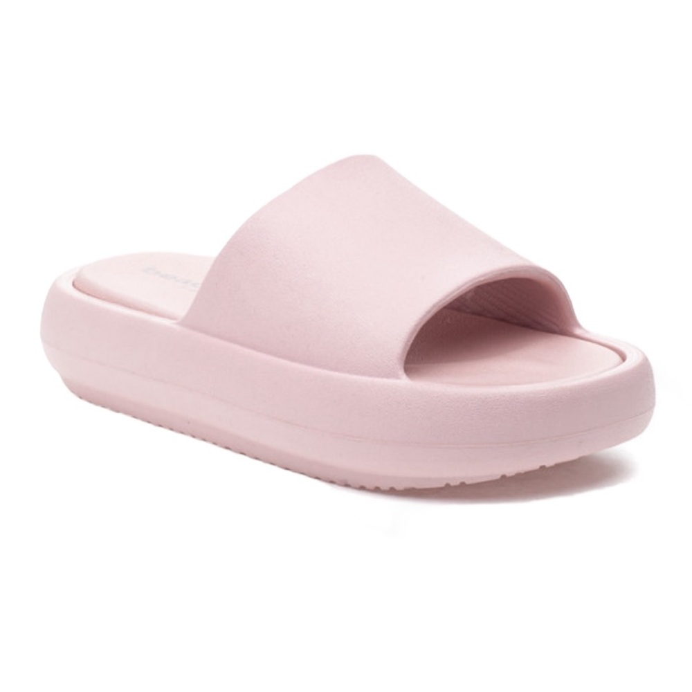 NIB Pink Beach Slides